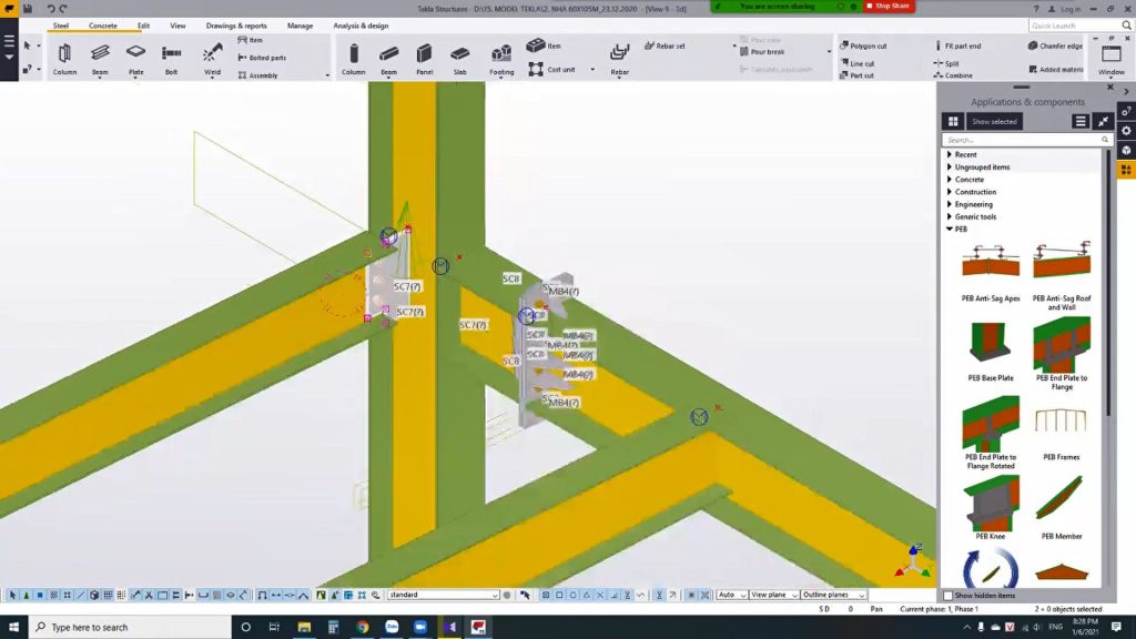 tekla hùng xây dựng